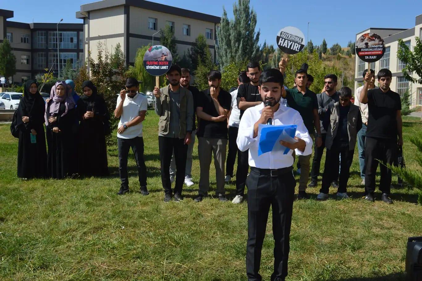 Düşünce ve Medeniyet Topluluğu, Gazzeye Ses Ol etkinliğini düzenledi.