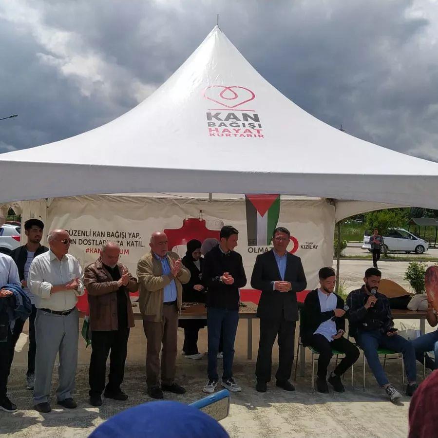 Bacıyan-ı Anadolu Topluluğu, Gazze Obası etkinliğini düzenledi.