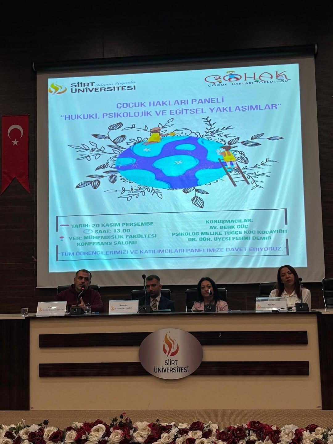 Çocuk Hakları Topluluğu, 20 Kasım Çocuk Hakları Paneli: Hukuki, Psikolojik ve Eğitsel Yaklaşım etkinliğini düzenledi.